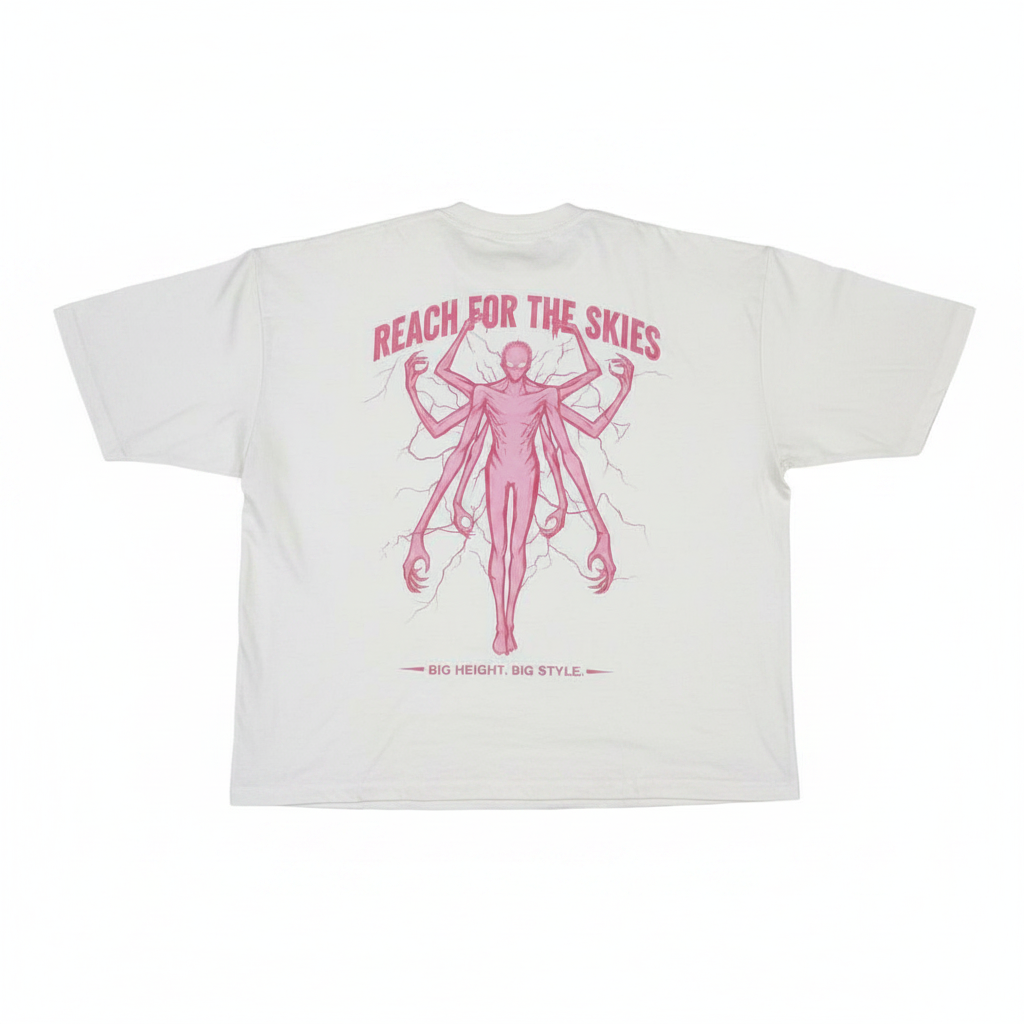 Awakening Oversized Tee – Phantom White